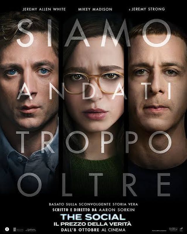 The Social: Il prezzo della verità – Recensione del Film di Aaron Sorkin con Jeremy Allen White
